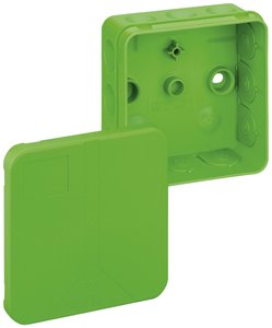 Puszka instalacyjna Spelsberg 2K-12-L/gn, IP55, (D x S x W) 85 x 85 x 37 mm, zielony, 1 szt.