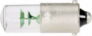 Żarówka neonowa Barthelme, BA9s, 230 V, 1.5 mA, 0.3 W, 10 x 25 mm, przezrocz.