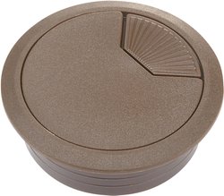 Przepust kablowy TRU COMPONENTS WP50BN 452636, (Ø x W) 61 mm x 28 mm, ABS, 1 szt.