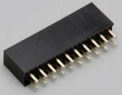 TRU COMPONENTS TC-2506360 Złącze żeńskie Siatka: 2 mm Ilośc pinów: 34 Ilość rzędów: 2 1 szt.