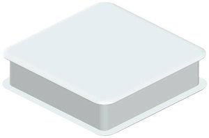 Obudowa elektroniki TEKO TEK-MBD.40, (D x S x W) 103.36 x 103.36 x 27.8 mm, tworzywo sztuczne, 1 szt.