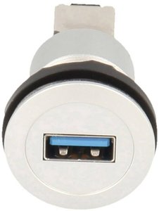 Gniazda do zabudowy USB Schlegel RRJ_USB3_AB, 1 szt.