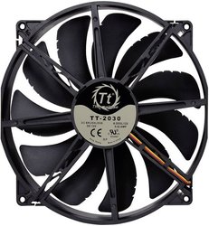 Thermaltake Pure 20 Wentylator do obudowy PC czarny (S x W x G) 200 x 200 x 30 mm