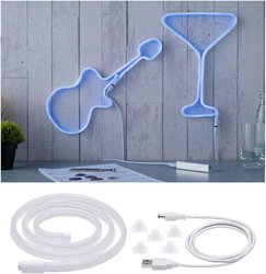 Neon Colorflex USB Strip Niebieski 1m 4.5W 5V Niebieski/Biały Plastik Taśma LED Paulmann 70564 5 V 4.50 W 10 lm 1 m