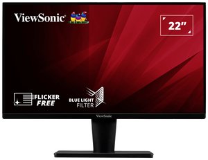Viewsonic VA2215-H Monitor  EEK F (A - G) 54.6 cm (21.5 cal) 1920 x 1080 px 16:9  VGA, HDMI, jack LCD (VA)