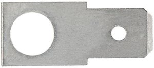 Wtyk płaski męski Klauke 2140, 6,3 x 0,8 mm, 4,3 mm