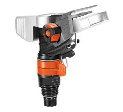 Do nawadniania dużych obszarów nasadzeń o powierzchni od 75 do 490 m² z precyzyjnie regulowanym sektorem nawadniania głowica zraszacza GARDENA  08137-20  75 - 490 m²