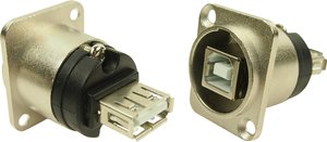 Adapter XLR USB a na USB B. Cliff CP30111, 1 szt.