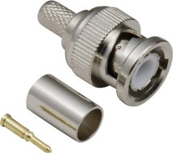 Złącze BNC BKL Electronic 0401255/D 0401255/D złącze męskie proste 50 Ω 1 szt.