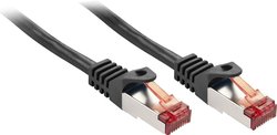 Kabel LAN LINDY 47370, 1 szt., RJ45, 0.30 m, czarny