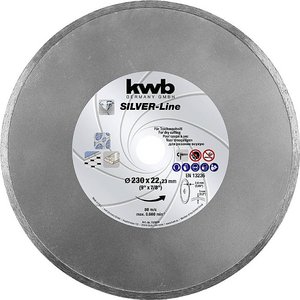 kwb 725870  Tarcza tnąca diamentowa Średnica 230 mm Średnica otworu 22.23 mm płytka ceramiczna, ceramika 1 szt.