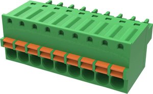 Obudowa złącza pin męskiego na kabel Degson 15EDGKD-2.5-10P-14-00AH-1, wire-to-board, piny: 10, 4 A, 1 szt.