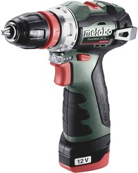 Wiertarko-wkrętarka akumulatorowa Metabo PowerMaxx BS BL Q 601749500 12 V 2 Ah zaw. 2 akumulatory