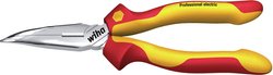 Szczypce Wiha Professional electric z zakrzywioną krawędzią tnącą, ok. 40° Łatwe podawanie Szczypce dla elektryków 200 mm, atest VDE (27425) Szczypce płaskie, okrągłe Wiha 27425, 200 mm, dla elektryków