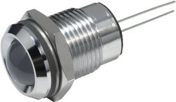 Lampka sygnalizacyjna LED CML 19220001 19220001, 70 mcd, 12 V/DC, 14 mm