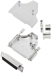 Zestaw listew żeńskich D-Sub TRU COMPONENTS TCMHDM3525HDS44K 7709592, rzędy: 3, styki: 44, 35 °, 1 szt.