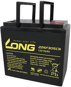 Akumulator ołowiowy Long 22NF305CNE 22NF305CNE, AGM, 12 V, 62 Ah