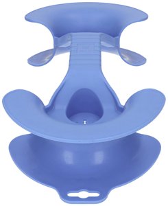 Hantle linkowe niebieskie z ergonomicznym uchwytem Wieszak na kabel Max Hauri AG 167153, 1 szt.