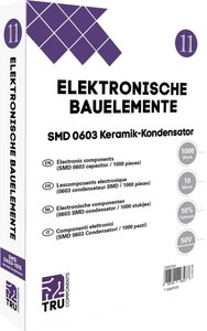 Zestaw kondenstaorów ceramicznych TRU COMPONENTS T1806P020 T1806P020 50 V 1000 Teile