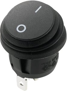 Przełącznik TRU COMPONENTS 1588073, 250 V/AC, 10 A, 1 x wył/wł, zatrzask, 1 szt.