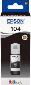 Epson C13T00P140 EcoTank 104 Tusz do napełniania  Czarny  65 ml