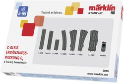 Zestawy rozszerzeniowe do torów C w skali H0 Märklin Rozszerzenie zestawu C5 Marklin 24905, skala H0