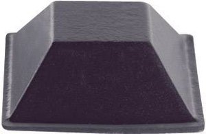 Nóżki samoprzylepne, PB Fastener BS-19-BK-R-7 BS-19-BK-R-7   (S x W) 20.6 mm x 7.6 mm czarny 7 szt.