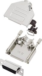 Zestaw listew żeńskich D-Sub encitech DTCK15-HDS26-K 6355-0062-12, rzędy: 3, styki: 26, 180 °, 1 zest.