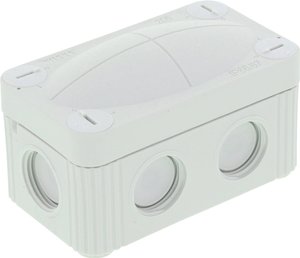 Skrzynka przyłączeniowa Wiska COMBI 206 LG, IP66, (D x S x W) 85 x 49 x 51 mm, szaro-biały (ral 7035), 1 szt.