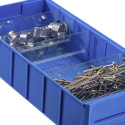 Przegroda dla skrzyni bez pokrywy Allit ProfiPlus ShelfBox Divider B 456591 przeźroczysty 4 szt.