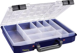 Walizka raaco CarryLite 55 4x8-10 144568, Ilość przegród: 10, (D x S x W) 337 x 278 x 57 mm
