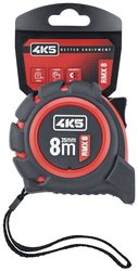 Solidna taśma miernicza, zadrukowana po obu stronach, z magnetycznym haczykiem końcowym Taśma miernicza 4K5 Tools RMX 8 RollMeter 8m 606.100-8