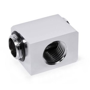 Przyłącze kątowe wody chłodzącej Alphacool Low Profile Adapter 90 Grad G1/4 Zoll AG auf G1/4 Zoll IG