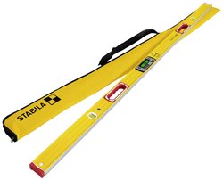 Cyfrowa poziomica STABILA TECH 196 DL, 183 cm, wodoszczelna i pyłoszczelna zgodnie z IP 67, 2 wyświetlacze cyfrowe, nie wymaga kalibracji, tryby wyświetlania: °, %, mm/m, in/ft, kieszonkowy Poziomica cyfrowa Stabila 19824