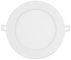 Oprawa wpuszczana LED LE MANS okrągła biała 12W 170x32 mm 3000/4000/6000K IP44 ściemnialna Oświetlenie wewnętrzne LED Heitronic Le Mans 501376 12 W