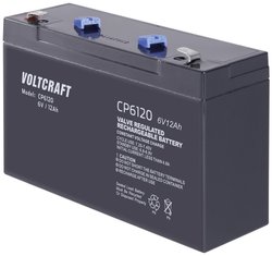 Akumulator ołowiowy VOLTCRAFT CE6V/12Ah VC-12713950, AGM, 6 V, 12 Ah