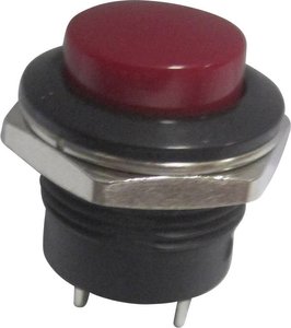 Przycisk TRU COMPONENTS TC-R13-507A-05RT 1587736, 16 mm, 250 V/AC, 3 A, 1 szt.