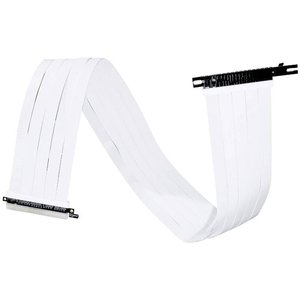 Lian Li Kabel riser PCIe PCIe 1.0, PCIe 2.0, PCIe 3.0, PCIe 4.0 Gniazdo PCIe x16, Wtyczka PCIe x16 90 cm biały  PW-PCIV-4-90W