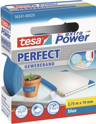 tesa extra Power® Perfect taśma tekstylna — do wymagających zastosowań wewnętrznych i zewnętrznych, maksymalna siła klejenia, odporna na warunki atmosferyczne Taśma materiałowa tesa® extra Power 56341-00029-03, 1 szt.