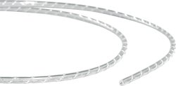 HellermannTyton Hellermann Tyton 161-42000 osłona kabla system zarządzania kablami przezroczysty Wąż spiralny HellermannTyton SBPA1.5-PA6-NA, naturalny, 30 m