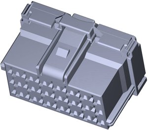 Obudowa złącza pin żeńskiego na kabel TE Connectivity MCP 8-968975-1, automotive, piny: 21, 24 A, 1 szt.