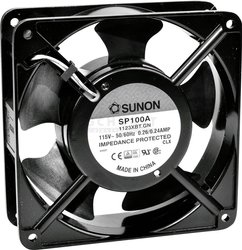Wentylator osiowy Sunon DP200A2123XBT, 230 V/AC, 164.76 m³/h, (D x S x W) 120 x 120 x 38 mm