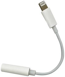 Wysokiej jakości przejściówka Reekin - Jack 3,5 mm na Lightning (biała) Kabel Apple iPad/iPhone/iPod REEKIN  83013  0.10 m