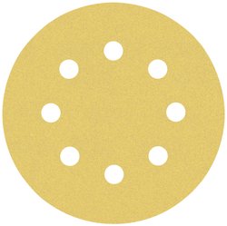 Zestaw papierów ściernych EXPERT C470 do szlifierek mimośrodowych, 125 mm, 8 otworów, G 60/120/240, 6 sztuk. Papier ścierny ekscentryczny zestaw Bosch Accessories EXPERT C470 2608900812 6 szt.