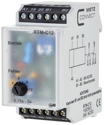 Przekaźnik czasowy Metz Connect RTM-C12 11027613, 250 V/AC, 250 V/DC, 8 A, 1 szt.