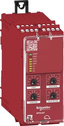 Przekaźnik bezpieczeństwa 10Fkt 1-obwodowy PLe / Kat4 / SIL3 3Suv + 3Sv 0,1-900s 1NC 2T 24V SK Przekaźnik bezpieczeństwa Schneider Electric XPSUAT13A3AP 24 V DC/AC 3 NO, 3 NO, 1 NC 1 szt.