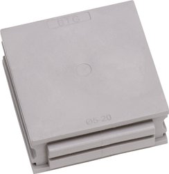 Tuleja zaślepiająca QTB Icotek, QTB, 42540, szary, 1 szt.