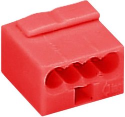 Złącze do puszki podtynkowej WAGO 243-804, PIN: 4, 100 V/AC, 6 A, 1 szt.