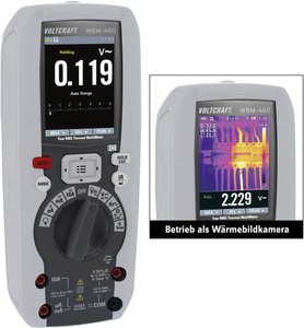 Kamera termowizyjna z funkcją multimetru VOLTCRAFT WBM-460 120 x 120 Pixel -20 do +260 °C