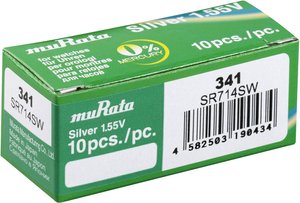 Ogniwo guzikowe Murata SR714SW-PBWW tlenkowo-srebrowe 15 mAh 1.55 V 10 szt.